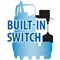 built-in vertical switch