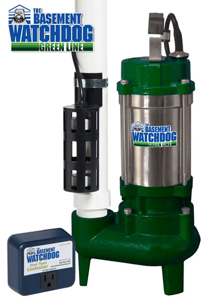 BWSS100 sump pump with BWC1 dual float switch