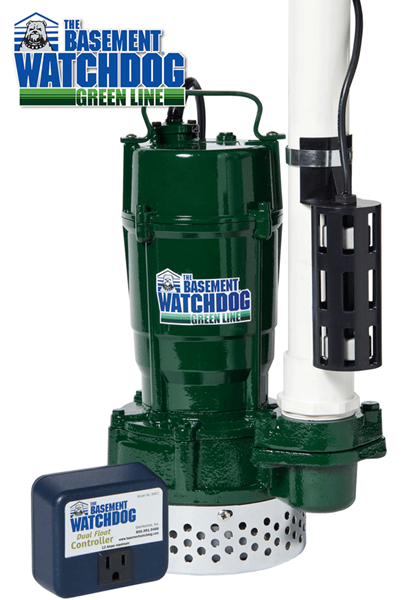 BWT Series sump pump with dual float switch
