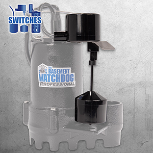 Vertical Switch for Basement Watchdog SI Series Primary Sump Pump